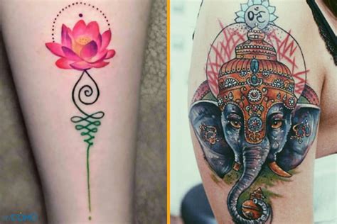 tatuajes hindues para mujer|10 increíbles diseños de tatuajes hindúes con。